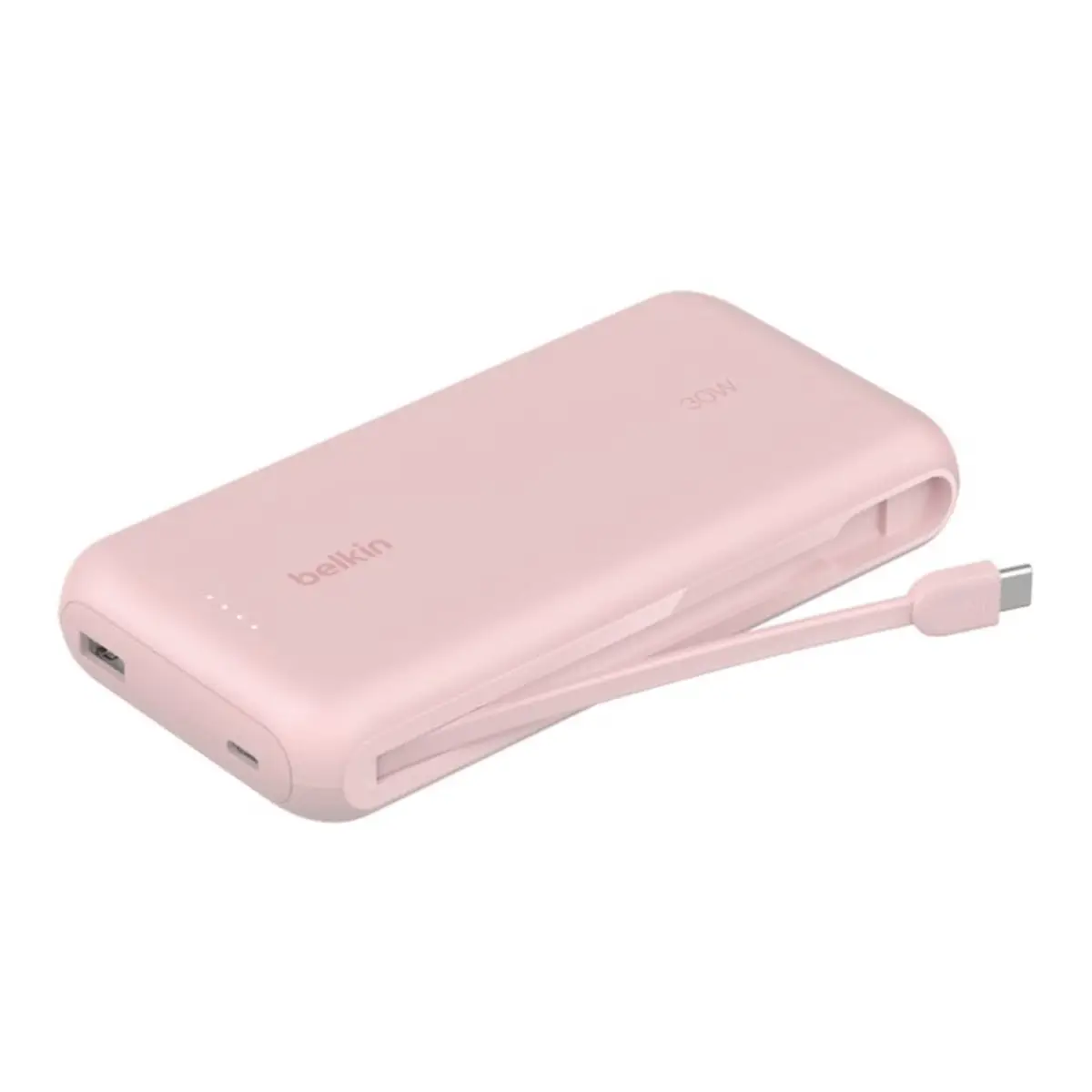 BoostCharge USB-C Power Delivery Powerbank 20.000mAh, 30W, inkl. USB-C-Kabel, pink