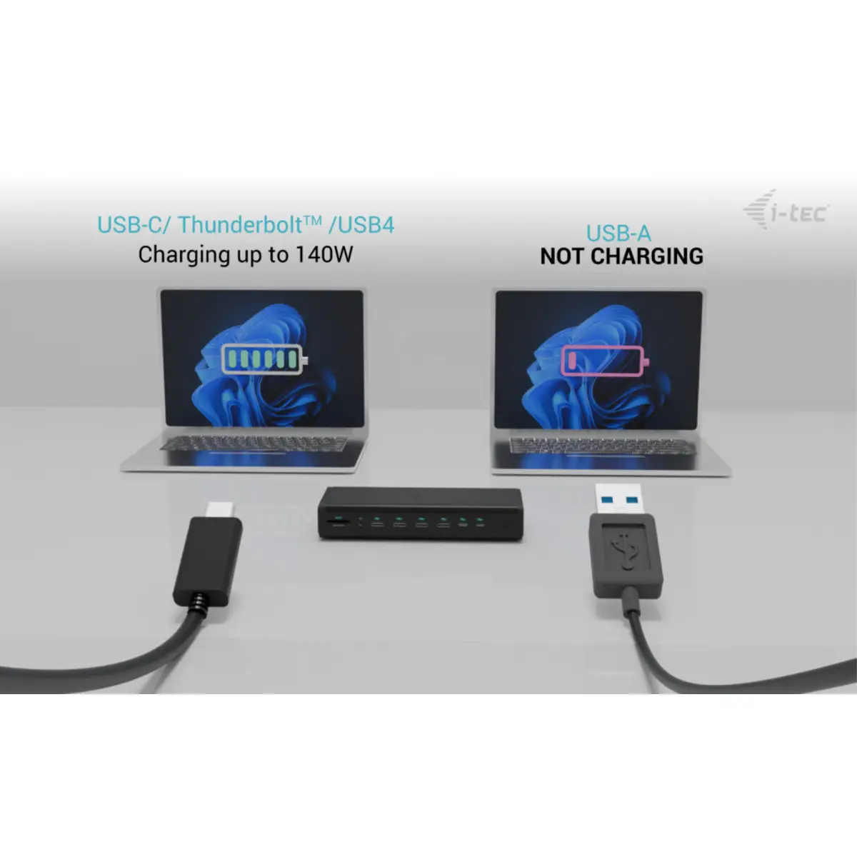 i-tec Universal 6x 4K Display Docking Station, Power Delivery 140W