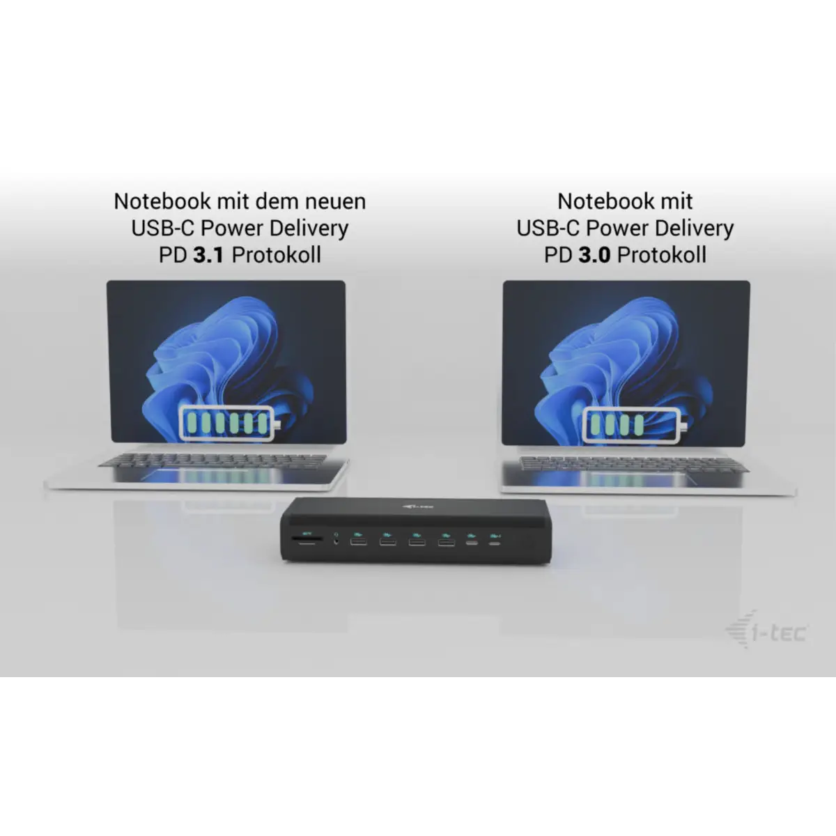 i-tec Universal 6x 4K Display Docking Station, Power Delivery 140W