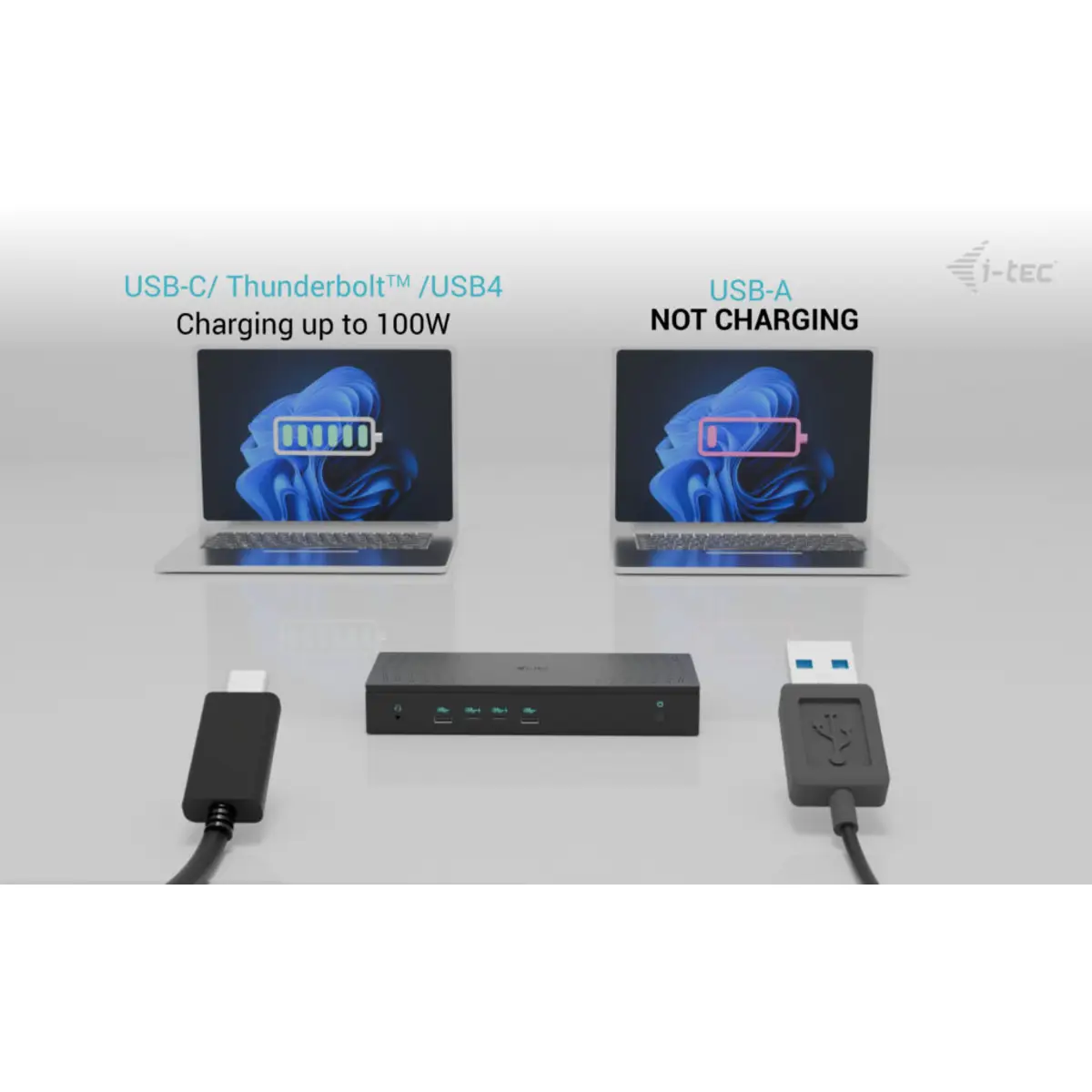 i-tec Universal 5x 4K Display Docking Station, Power Delivery 100W