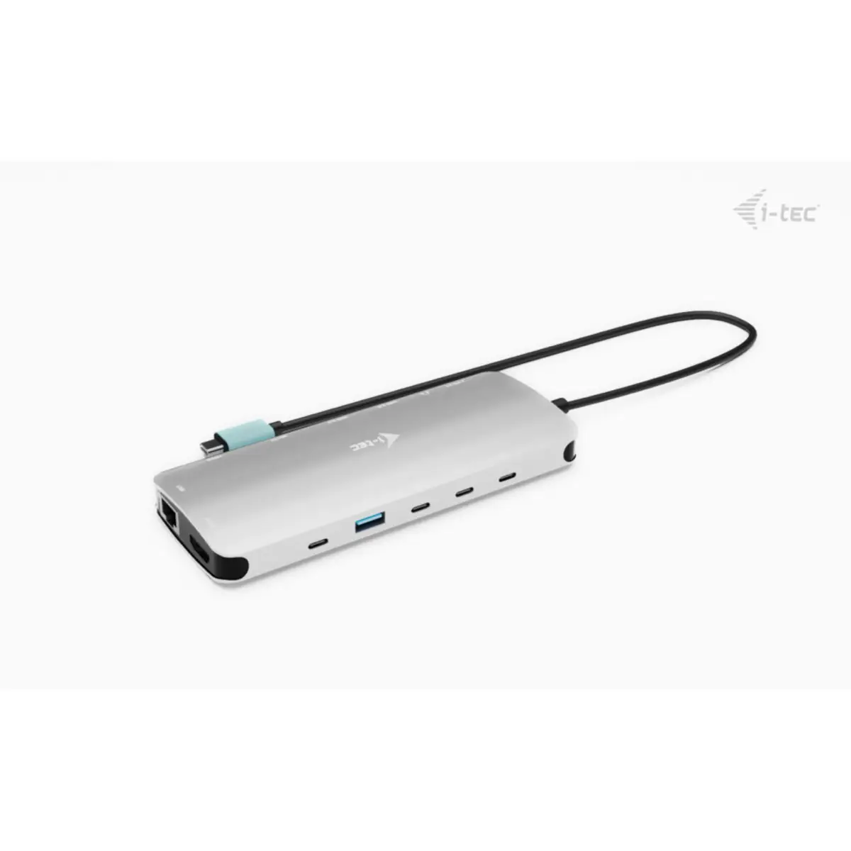 i-tec USB-C Metal Nano 3x Display Dock, 2x HDMI 1x USB-C video with PD 140W + USB-C Charger 140W