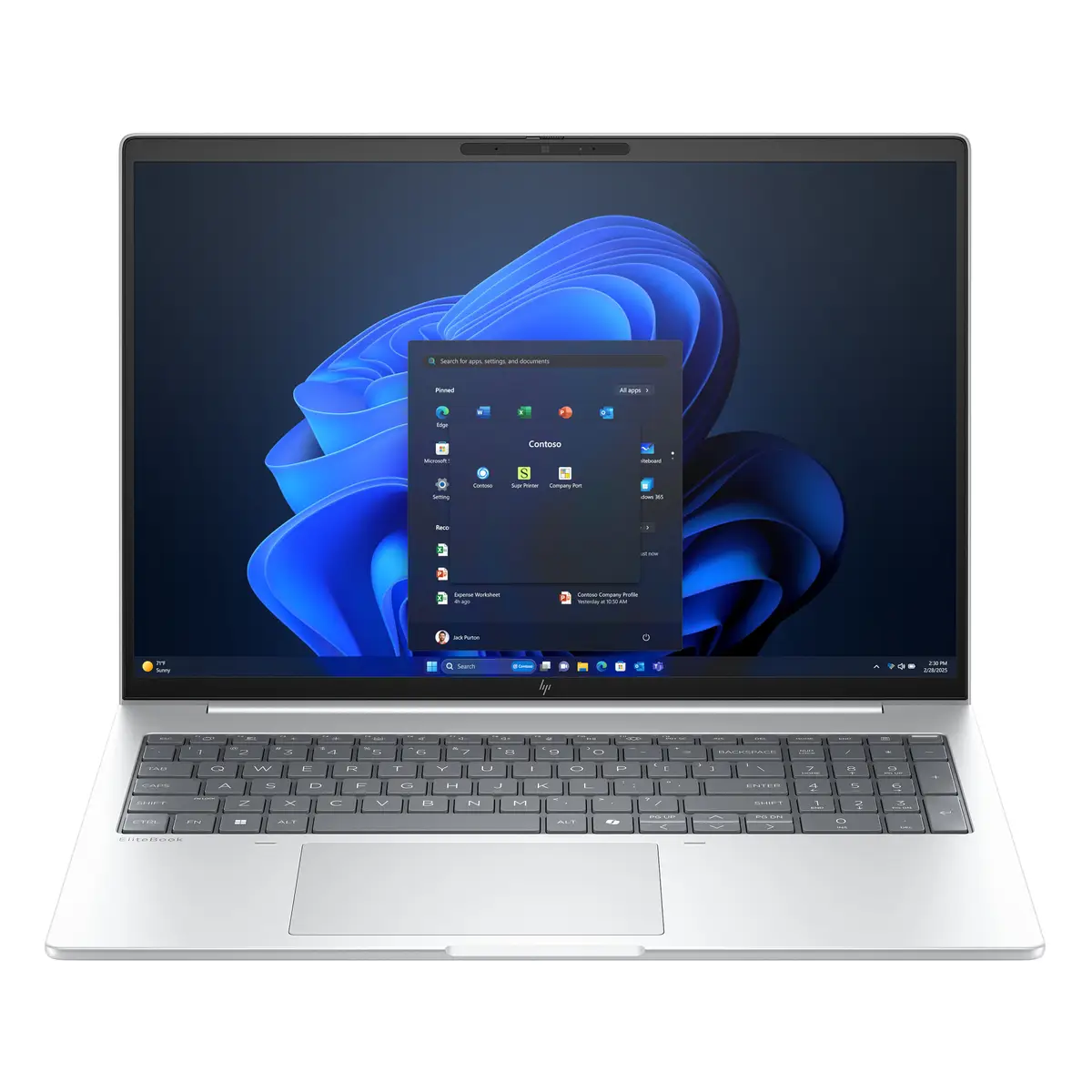 EliteBook 8 G1a 16 inch Notebook PC, 16", Windows 11 Pro, AMD Ryzen™ AI 7, 16GB RAM, 512GB SSD, WUXGA