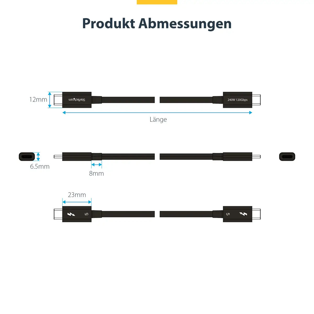 1M THUNDERBOLT 5 CABLE