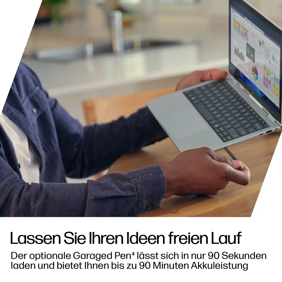 EliteBook 8 Flip G1i 13 inch Notebook AI PC, 13.3", Touchscreen, Windows 11 Pro, Intel Core™ Ultra 5, 16GB RAM, 512GB SSD, WUXGA