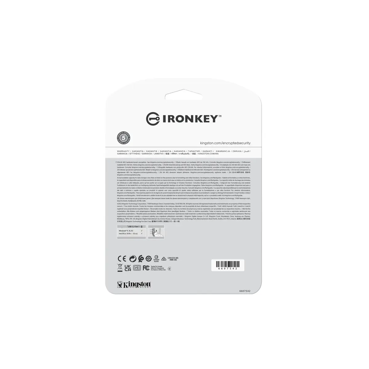 IronKey Vault Privacy 50 128GB USB 3.2 Stick