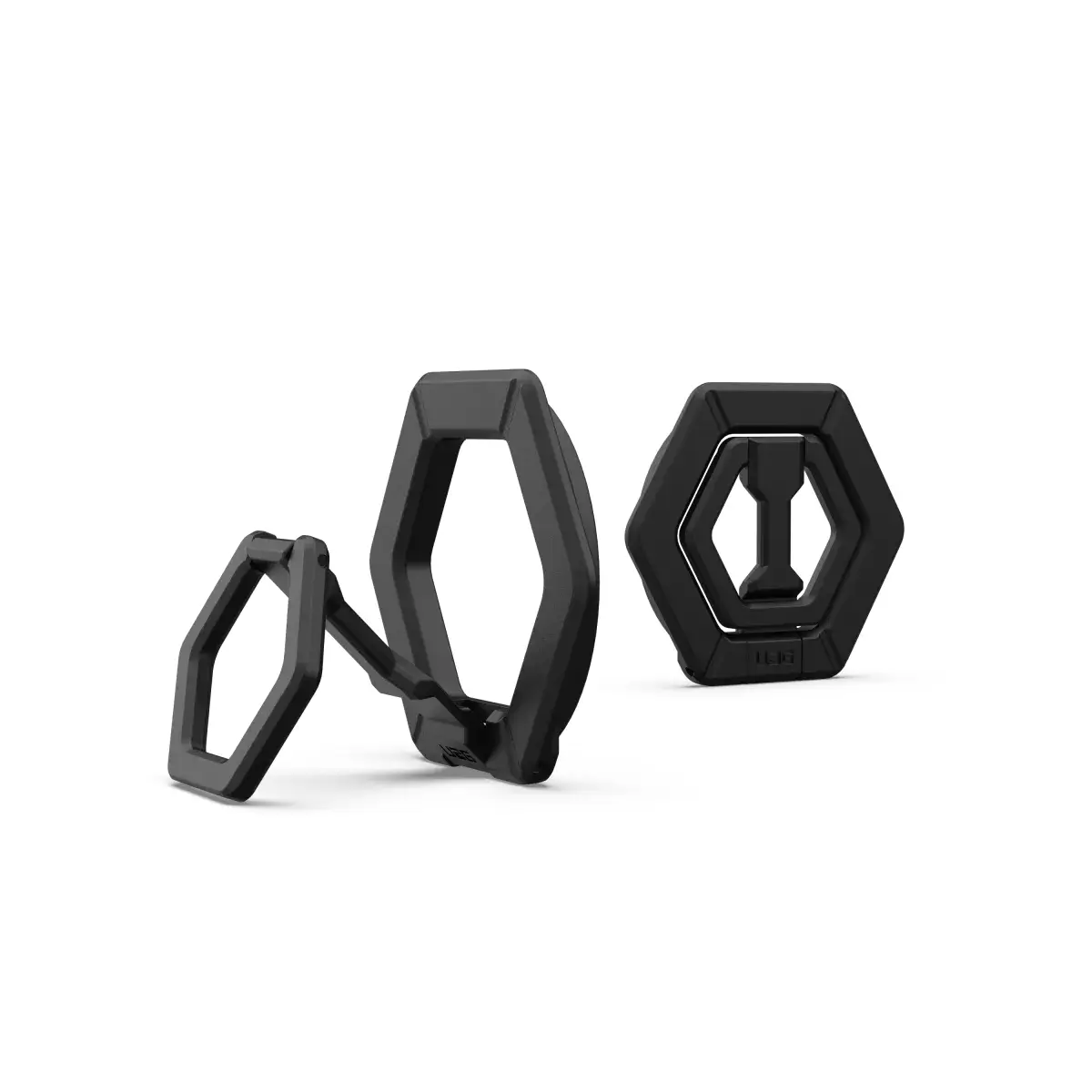 UAG Magnetic Halterung/Haltering mit Standfunktion für UAG Cases mit eingebautem Magnet schwarz