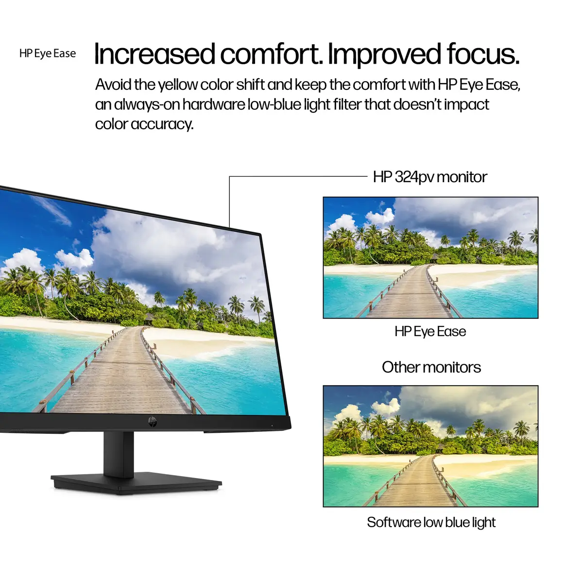 Series 3 Pro Serie 3 Pro 23,8-Zoll-FHD-Monitor – 324pv, 60,5 cm (23.8"), 1920 x 1080 Pixel, Full HD, LCD, 5 ms, Schwarz