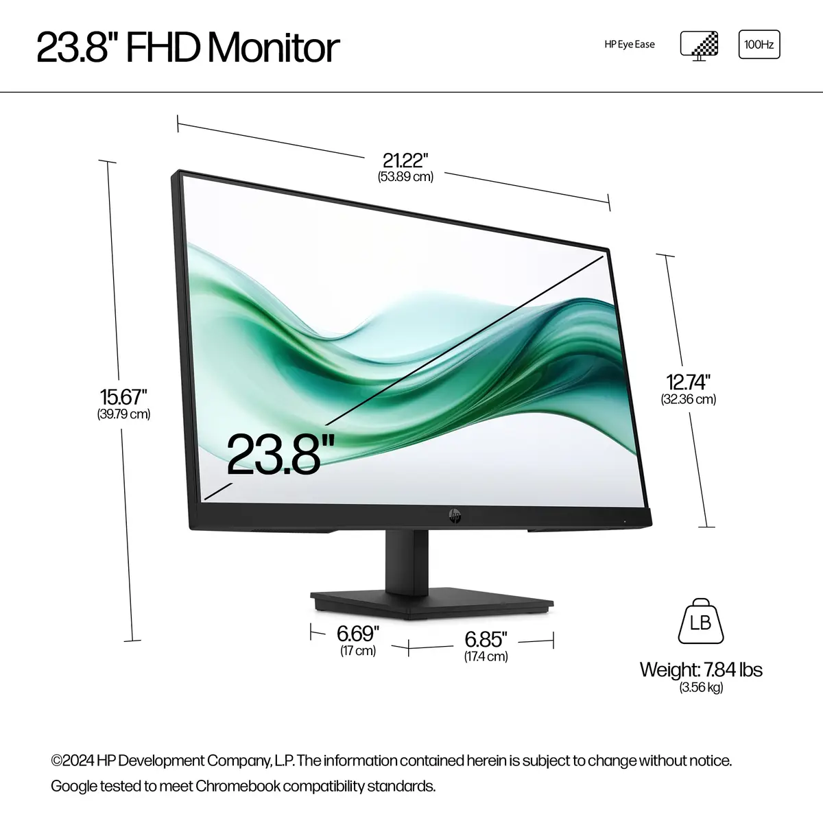 Series 3 Pro Serie 3 Pro 23,8-Zoll-FHD-Monitor – 324pv, 60,5 cm (23.8"), 1920 x 1080 Pixel, Full HD, LCD, 5 ms, Schwarz