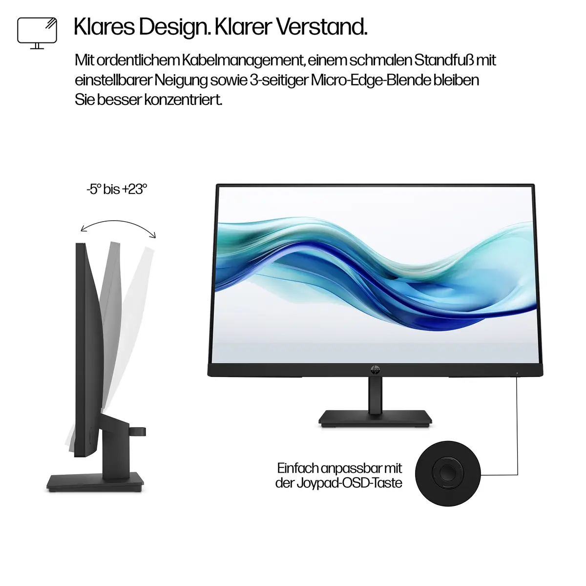 Series 3 Pro Serie 3 Pro 23,8-Zoll-FHD-Monitor – 324pf, 60,5 cm (23.8"), 1920 x 1080 Pixel, Full HD, LCD, 5 ms, Schwarz
