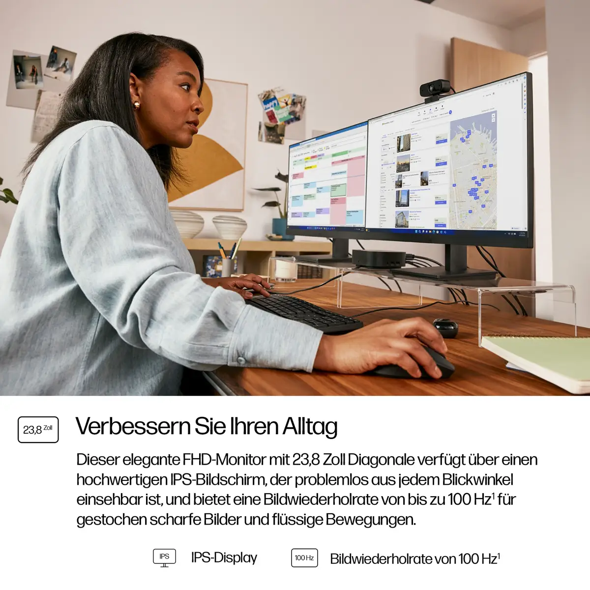 Series 3 Pro Serie 3 Pro 23,8-Zoll-FHD-Monitor – 324pf, 60,5 cm (23.8"), 1920 x 1080 Pixel, Full HD, LCD, 5 ms, Schwarz