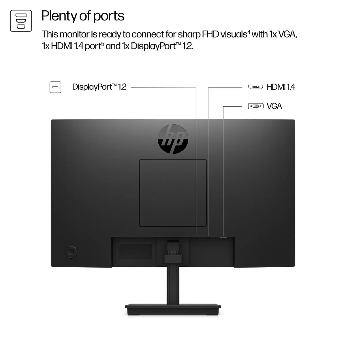 Serie 3 Pro 21,5-Zoll-FHD-Monitor – 322pf, 54,6 cm (21.5"), 1920 x 1080 Pixel, Full HD, LCD, 5 ms, Schwarz