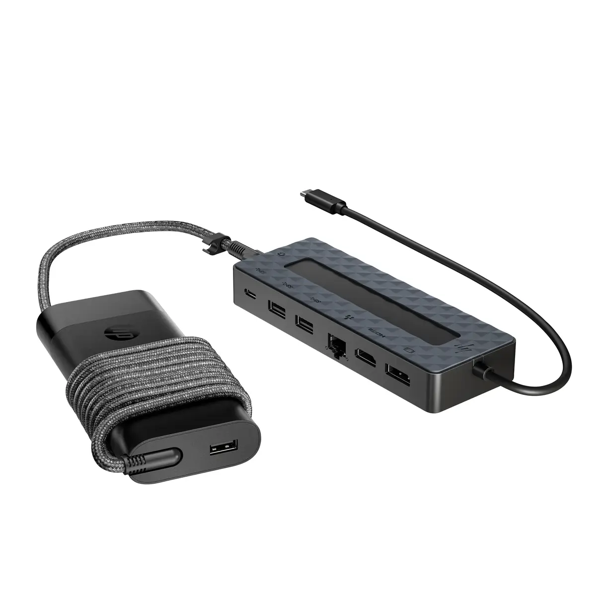 Universelles USB-C-Hub- und Laptop-Ladegerät, Kombo, Kabelgebunden, USB 3.2 Gen 1 (3.1 Gen 1) Type-C, 65 W, Schwarz, China, USB