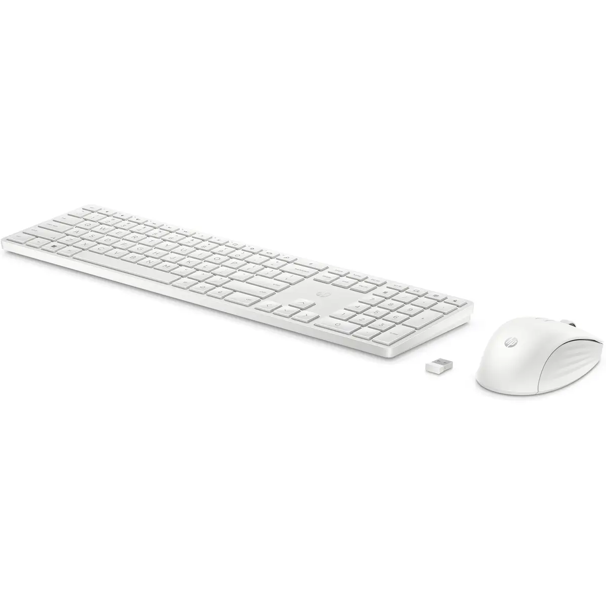 655 Wireless-Tastatur und -Maus, Volle Größe (100%), Kabellos, RF Wireless, Weiß, Maus enthalten
