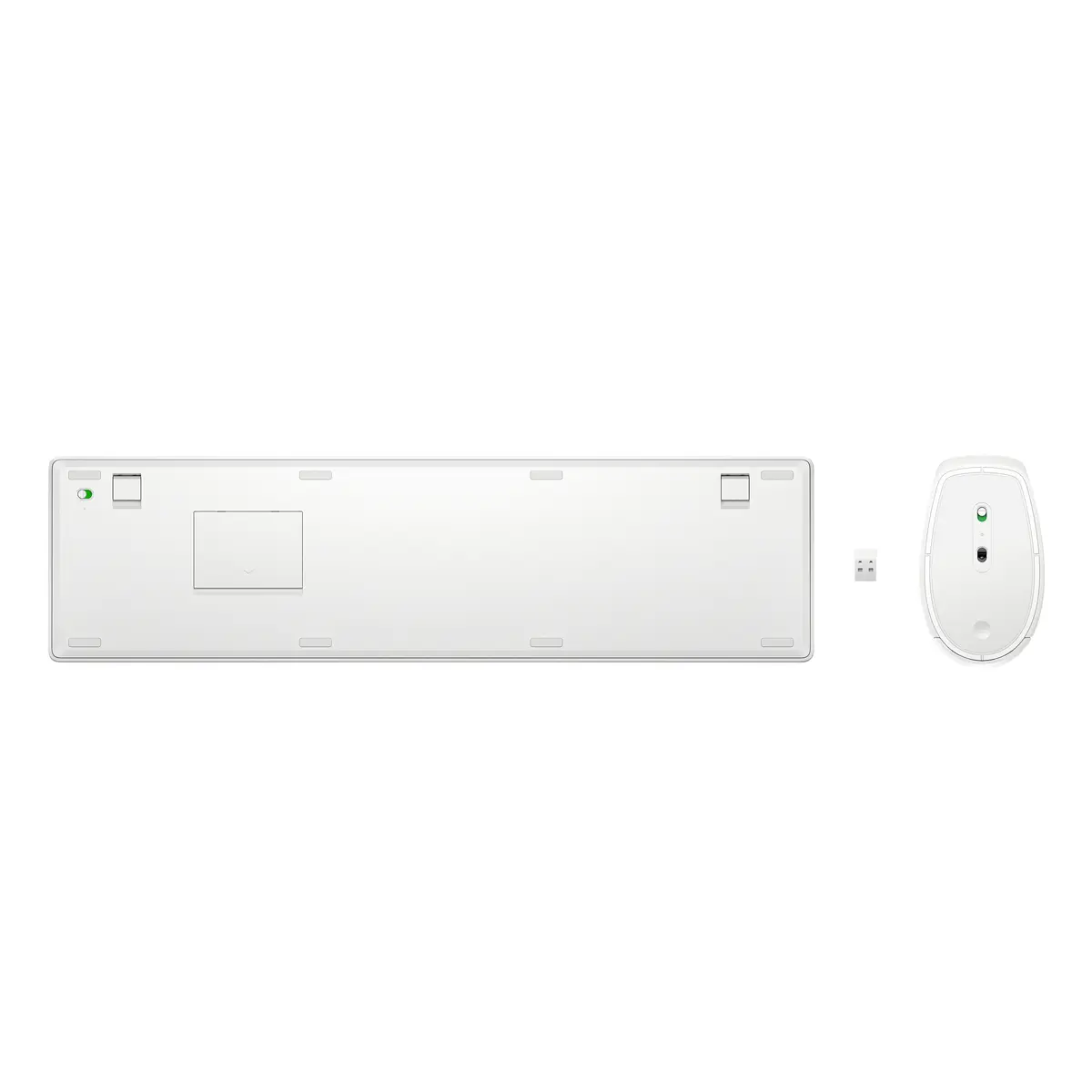655 Wireless-Tastatur und -Maus, Volle Größe (100%), Kabellos, RF Wireless, Weiß, Maus enthalten