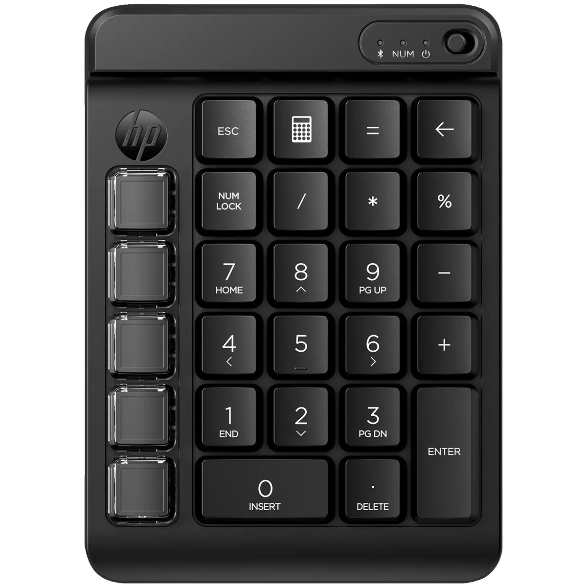 435 Programmable Wireless Keypad, Kabellos, Bluetooth, Mechanischer Switch, Schwarz