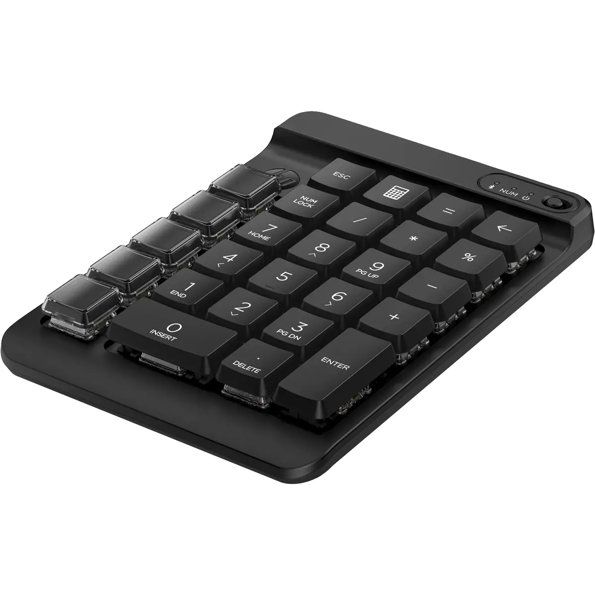 435 Programmable Wireless Keypad, Kabellos, Bluetooth, Mechanischer Switch, Schwarz
