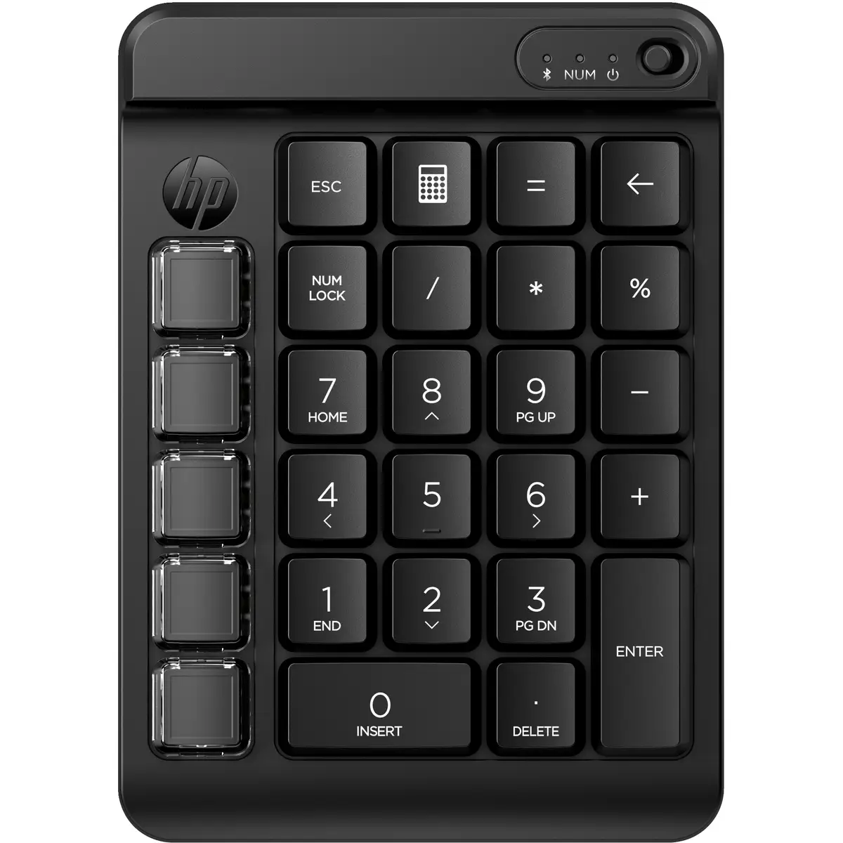 435 Programmable Wireless Keypad, Kabellos, Bluetooth, Mechanischer Switch, Schwarz
