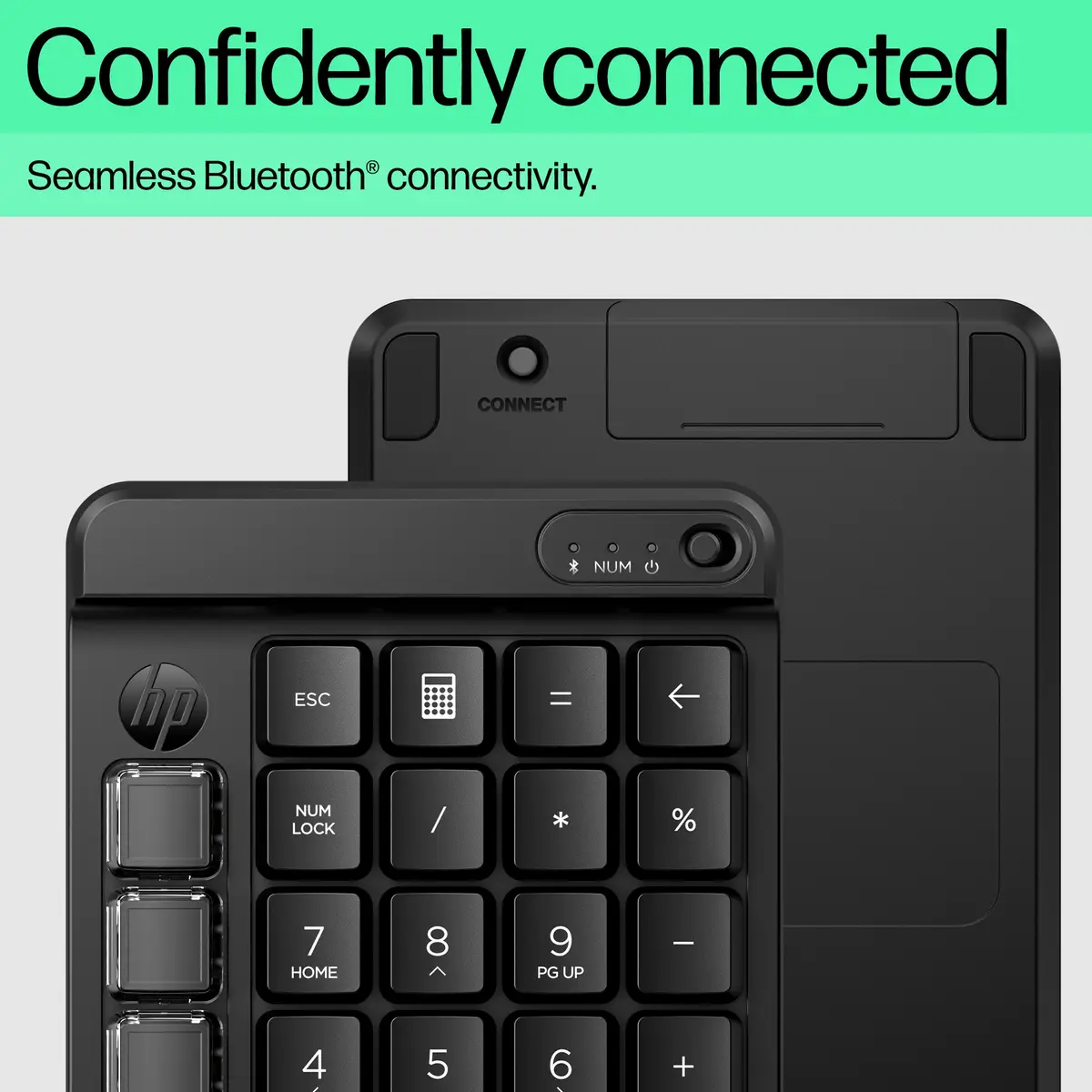435 Programmable Wireless Keypad, Kabellos, Bluetooth, Mechanischer Switch, Schwarz
