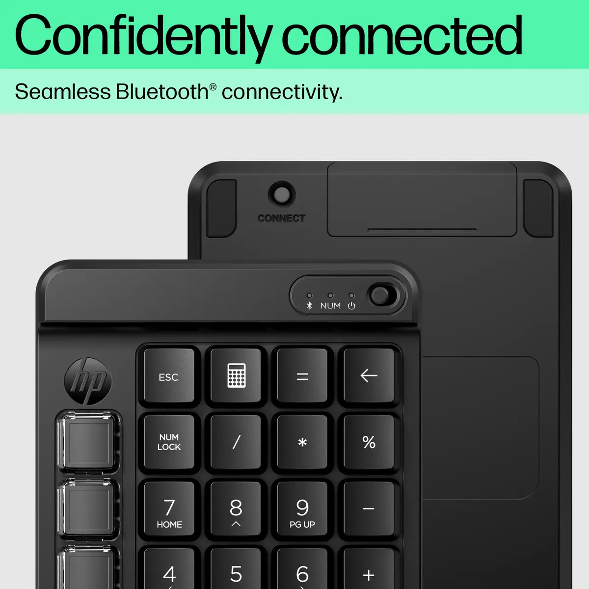 435 Programmable Wireless Keypad, Kabellos, Bluetooth, Mechanischer Switch, Schwarz