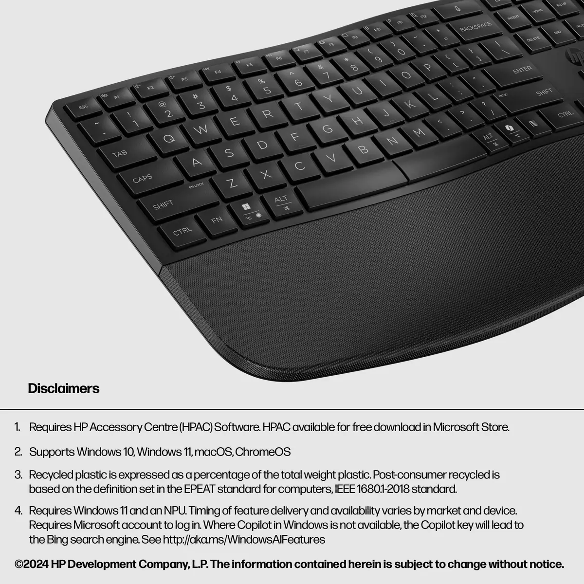 685 Comfort Dual-Mode-Tastatur, Volle Größe (100%), Kabellos, RF Wireless + Bluetooth, Membran Key Switch, Schwarz