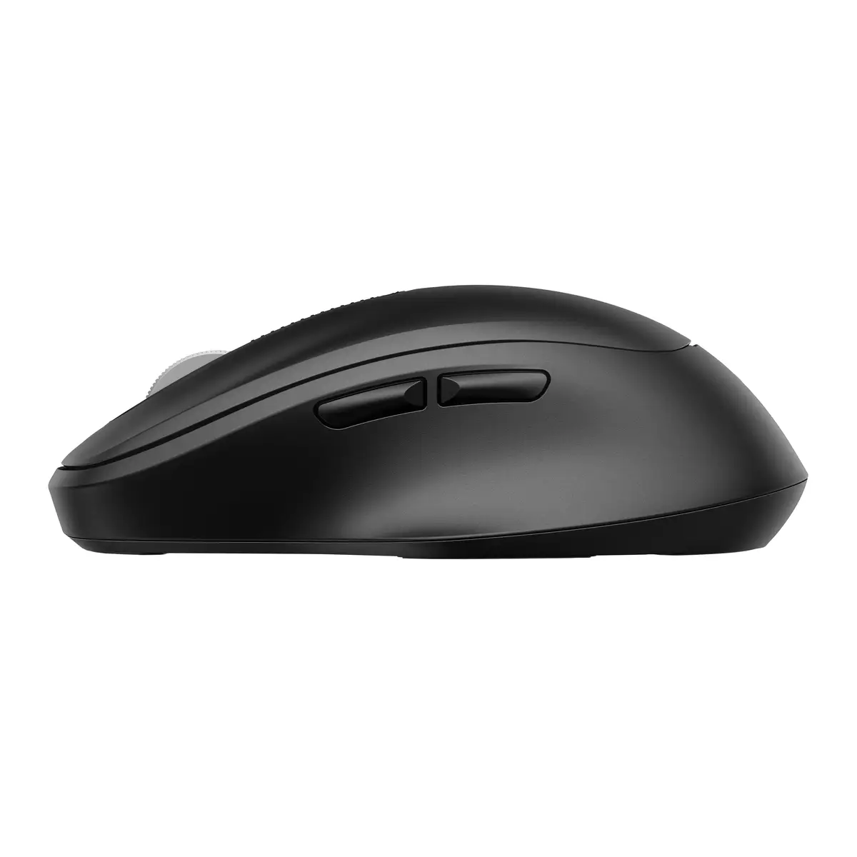 725 Kombo mit wiederaufladbarer kabelloser Tastatur und Maus für mehrere Geräte, Volle Größe (100%), Kabellos, RF Wireless + Bluetooth, Scherenschalter, Schwarz, Maus enthalten