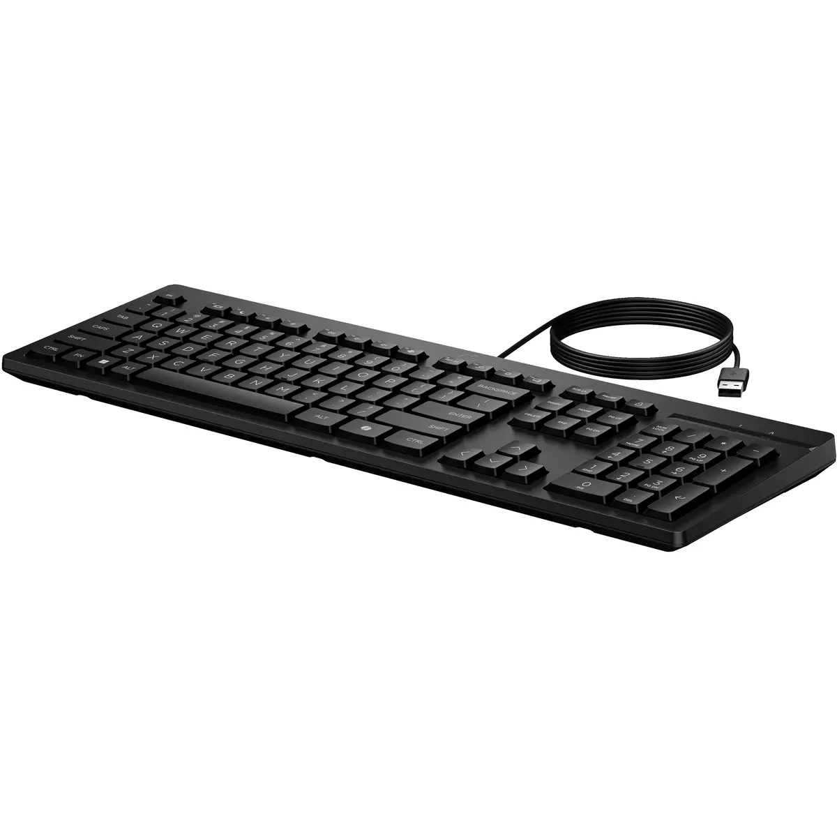 125 G2 Kabelgebundene USB-Tastatur, Volle Größe (100%), Kabelgebunden, USB, Schwarz
