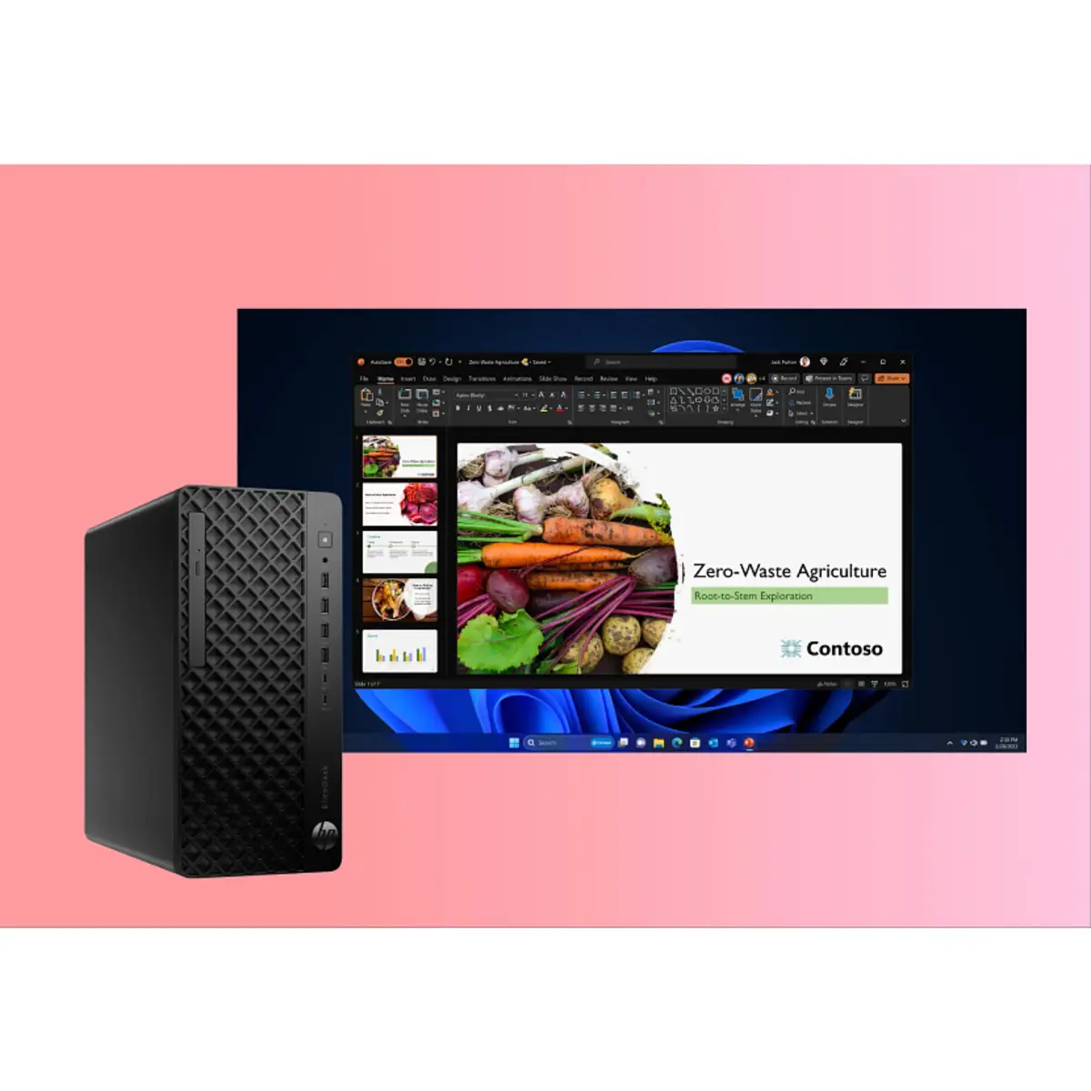 EliteDesk 8 Tower G1i Desktop AI PC, Windows 11 Pro