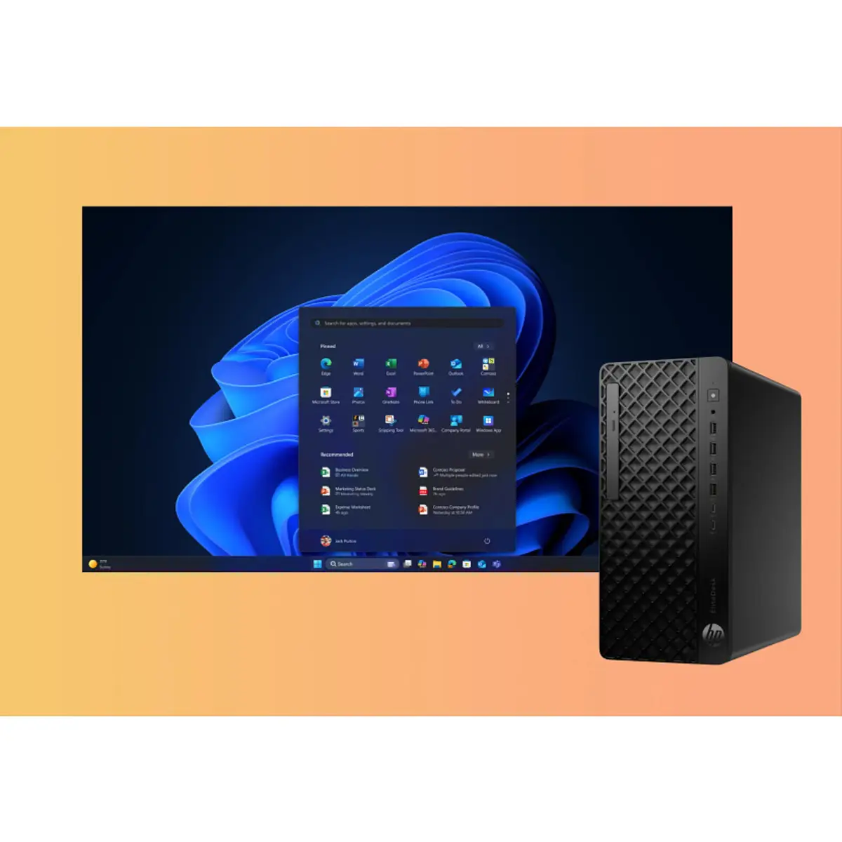 EliteDesk 8 Tower G1i Desktop AI PC, Windows 11 Pro