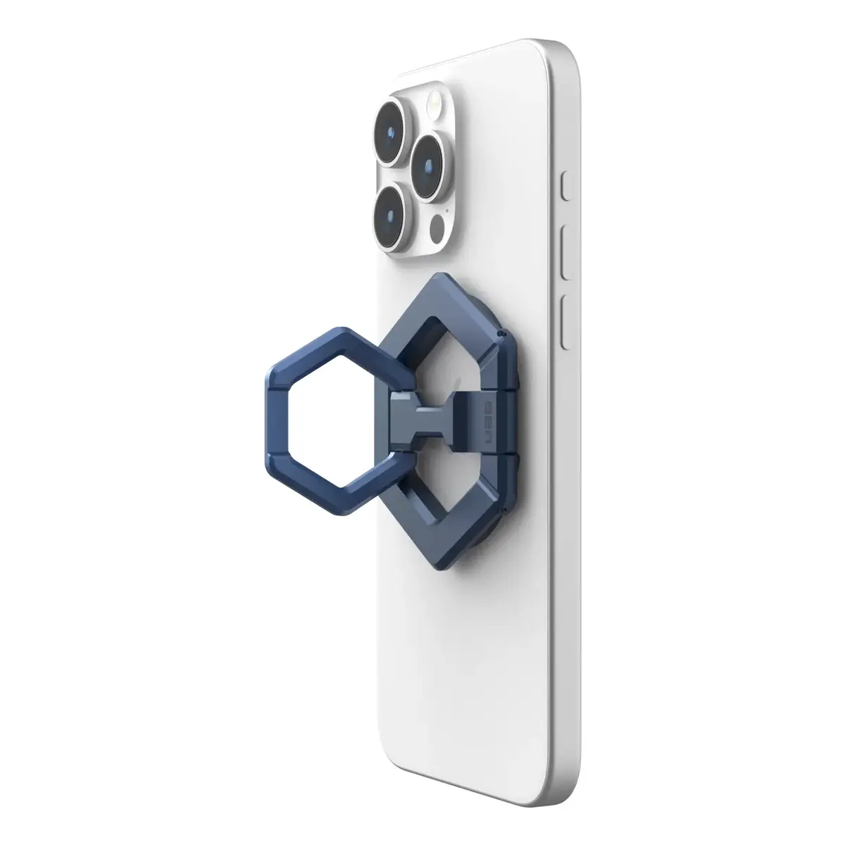 UAG Magnetic Halterung/Haltering mit Standfunktion für UAG Cases mit eingebautem Magnet mallard/hellblau