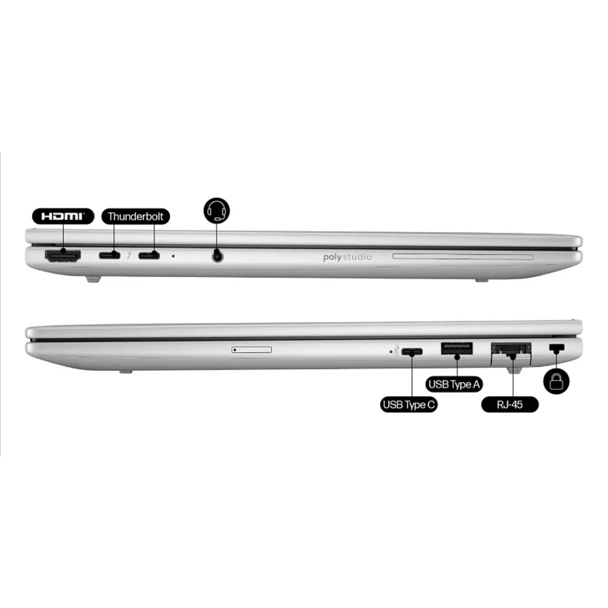 EliteBook 8 G1i 14 inch Notebook AI PC, 14", Windows 11 Pro, Intel Core™ Ultra 7, 16GB RAM, 512GB SSD, WUXGA