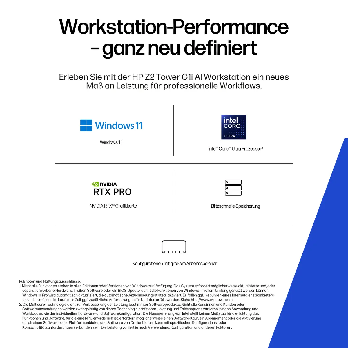 Z2 Tower G1i Workstation Desktop PC, Windows 11 Pro