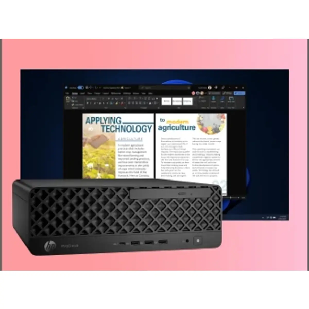 ProDesk 4 SFF G1i Desktop AI PC, Intel Core Ultra 5, 235, 16 GB, DDR5-SDRAM, 512 GB, Windows 11 Pro