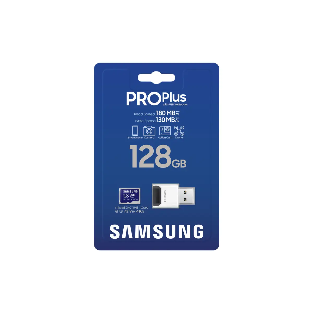 PRO Plus MicroSD Card 128 GB inkl. USB-K