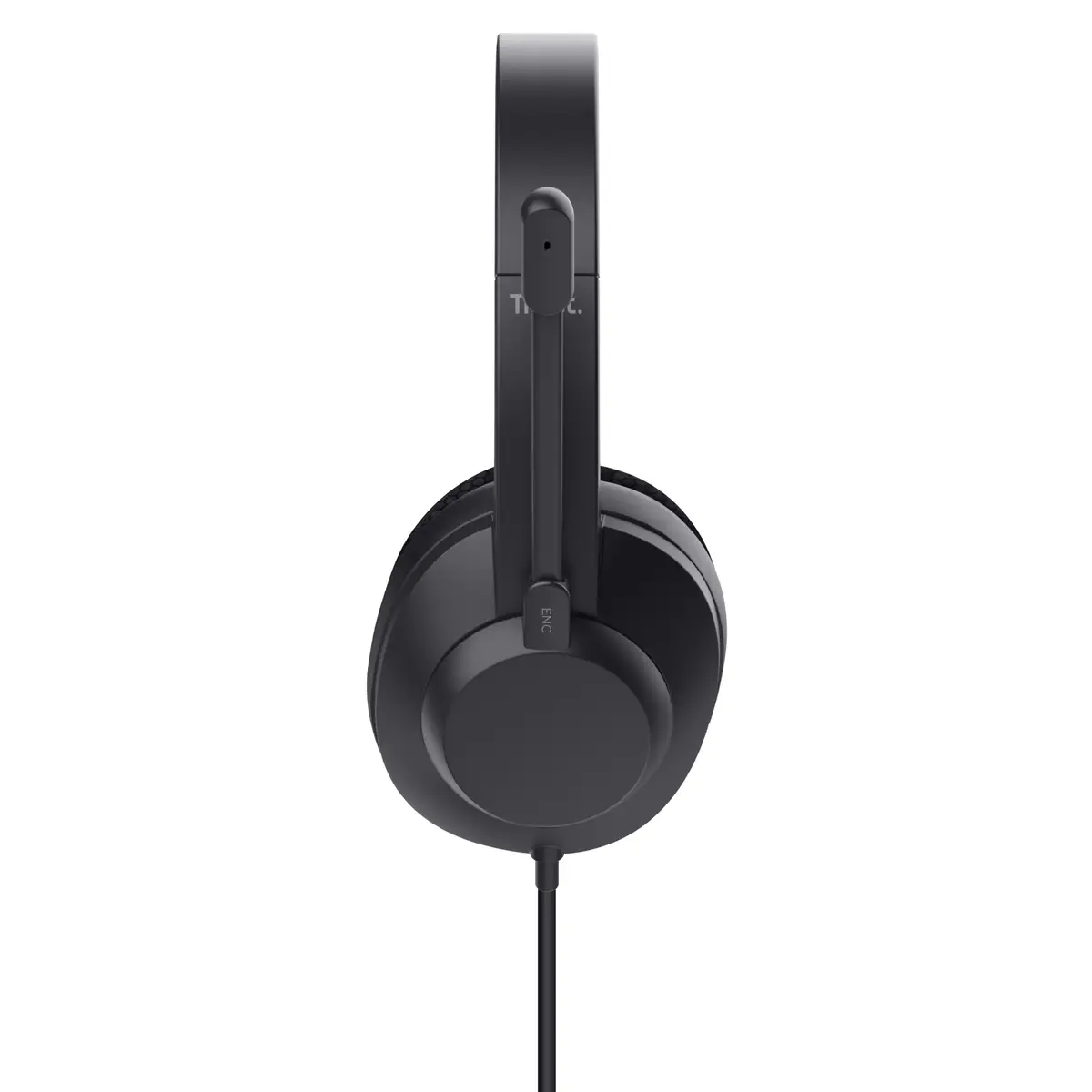 Trust Ayda Max Kopfhörer Kabelgebunden Kopfband Anrufe/Musik USB Type-C / USB Type-A Schwarz