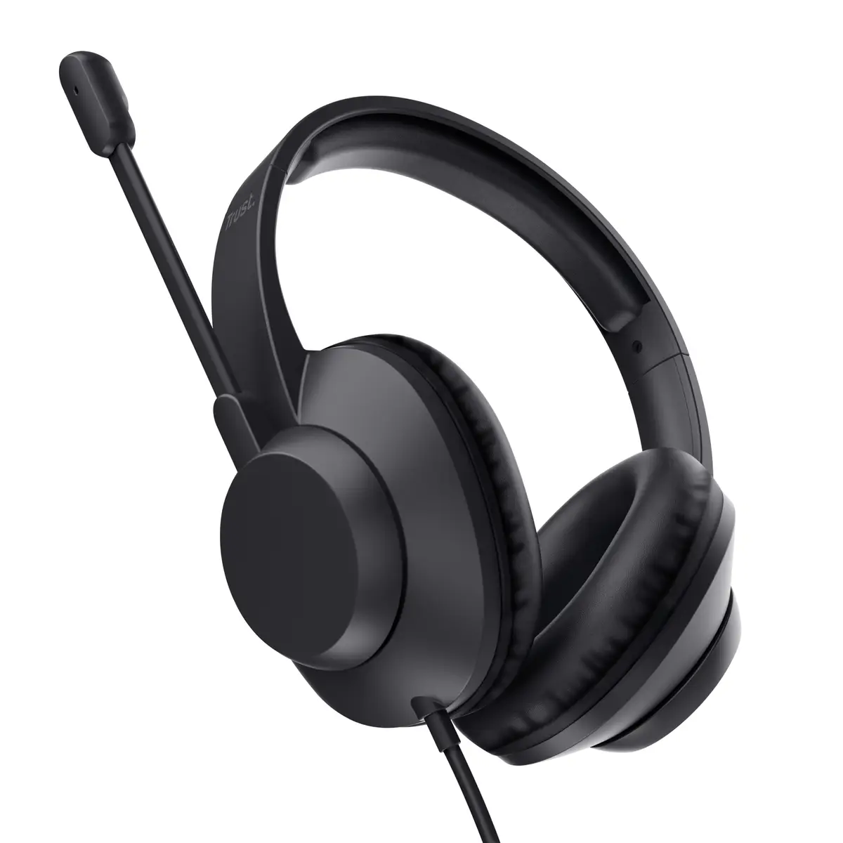 Trust Ayda Max USB Kopfhörer Kabelgebunden Kopfband Büro/Callcenter USB Type-C / USB Type-A Schwarz