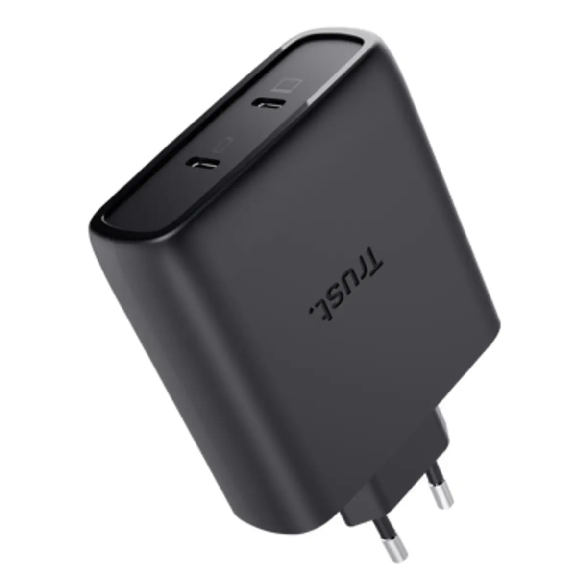 Trust Maxo USB-C-GaN-Ladegerät 100 W mit 2 Anschlüssen