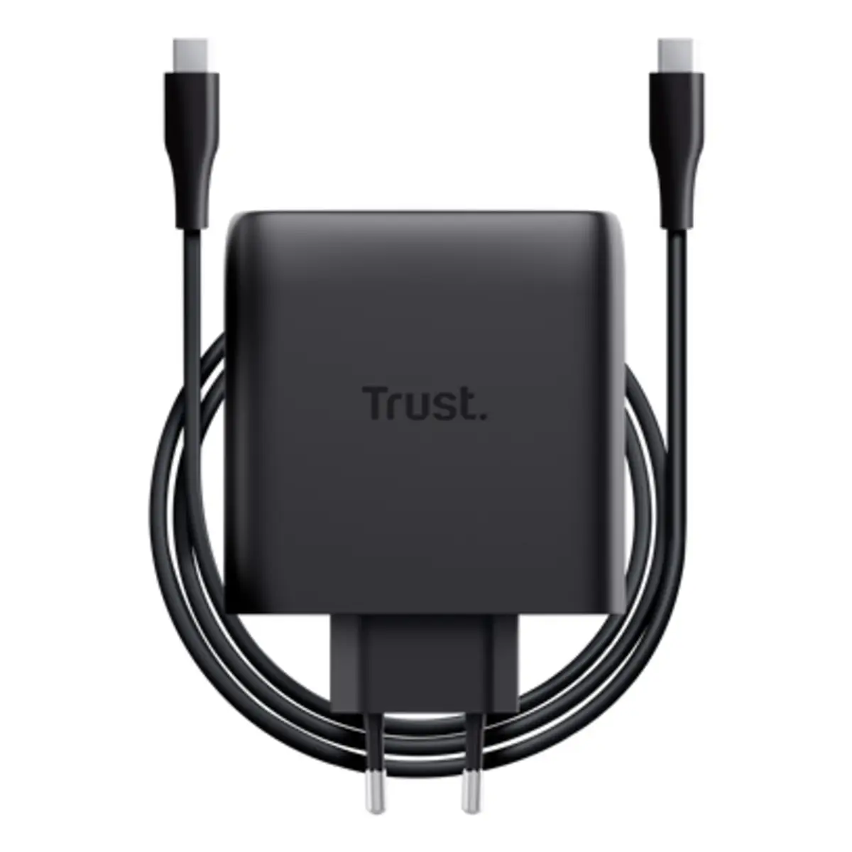 Trust Maxo USB-C-GaN-Ladegerät 100 W mit 2 Anschlüssen