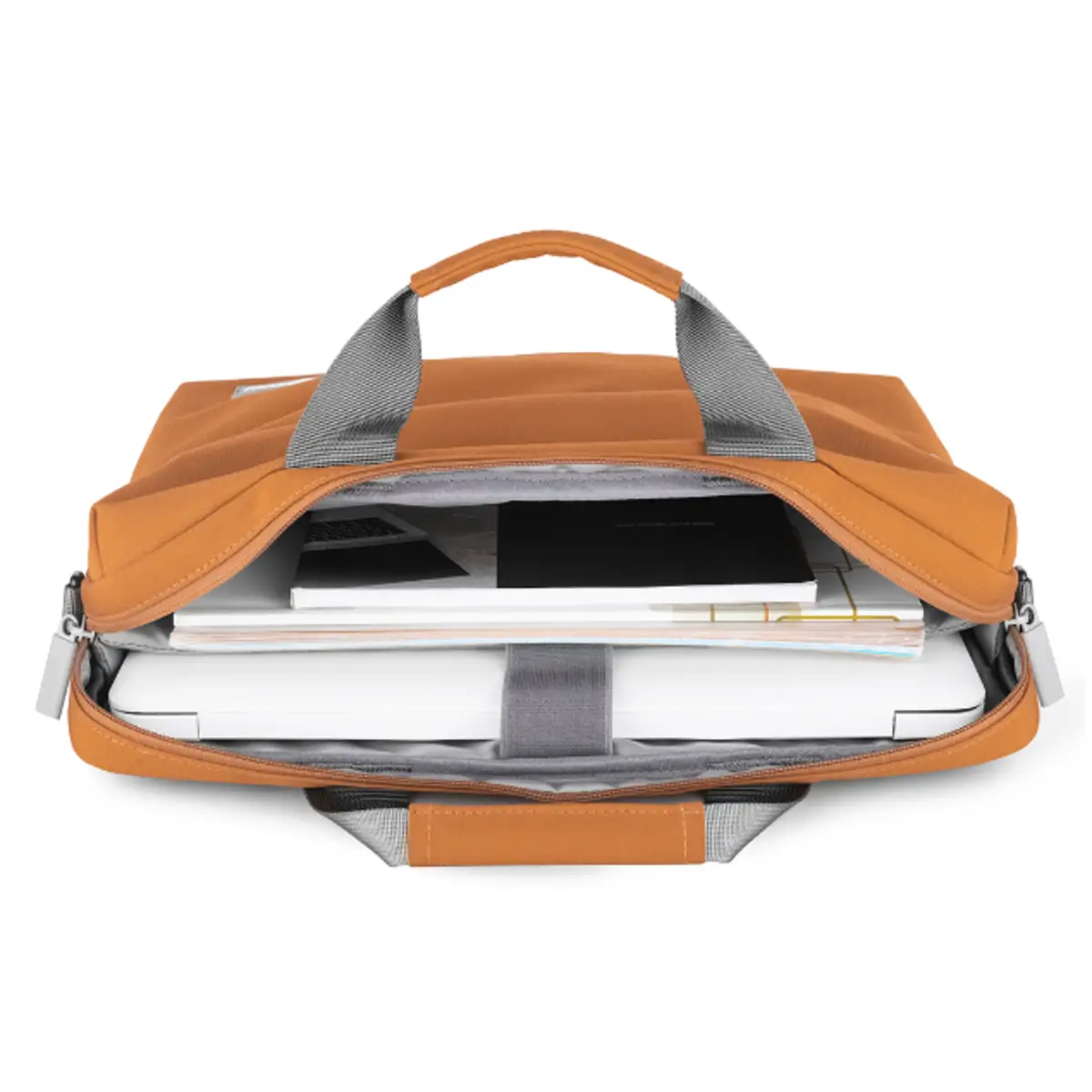 CANCOM Prime Line Notebooktasche 15" grau/orange