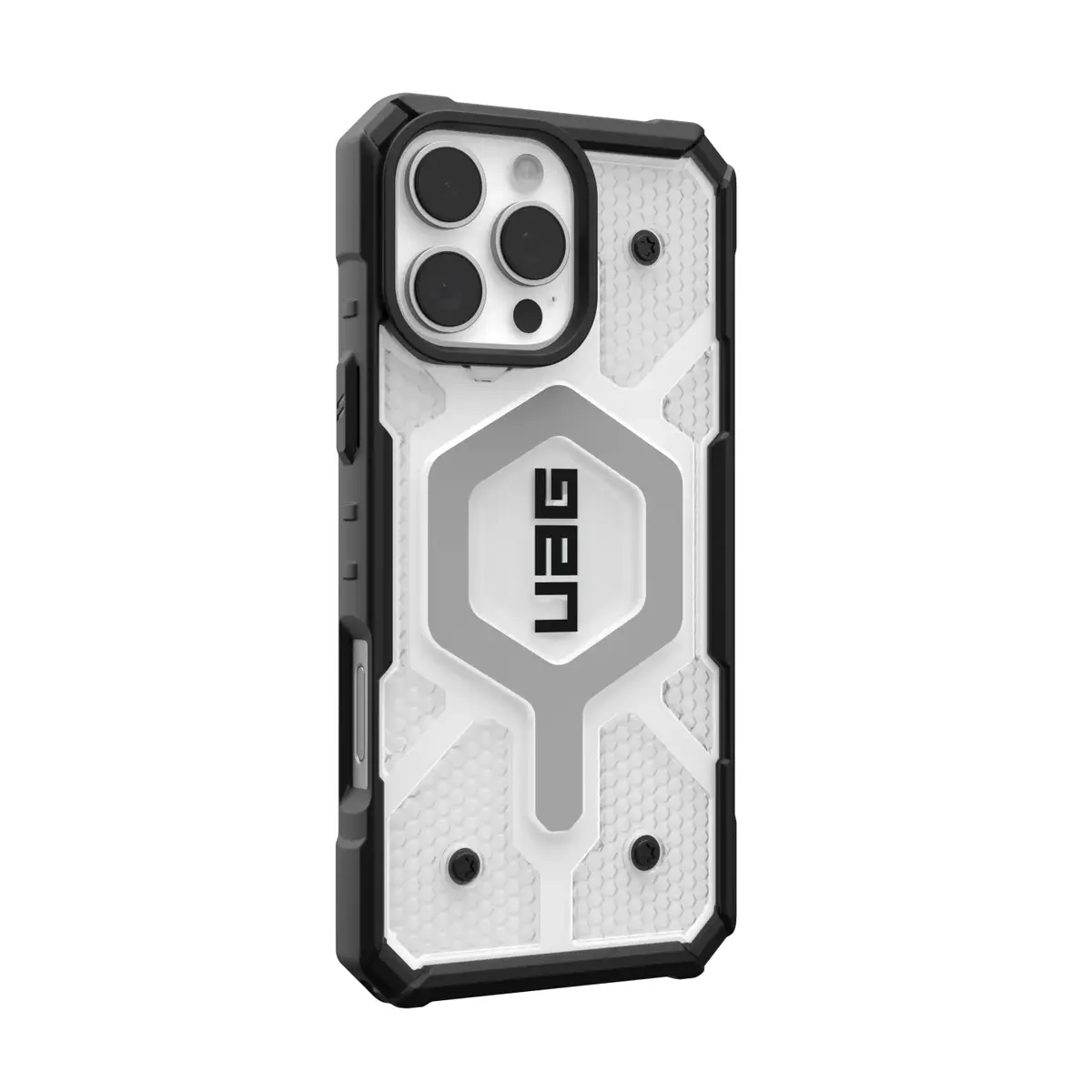 UAG Urban Armor Gear Pathfinder MagSafe Case für Apple iPhone 16 Pro Max ice (transparent)