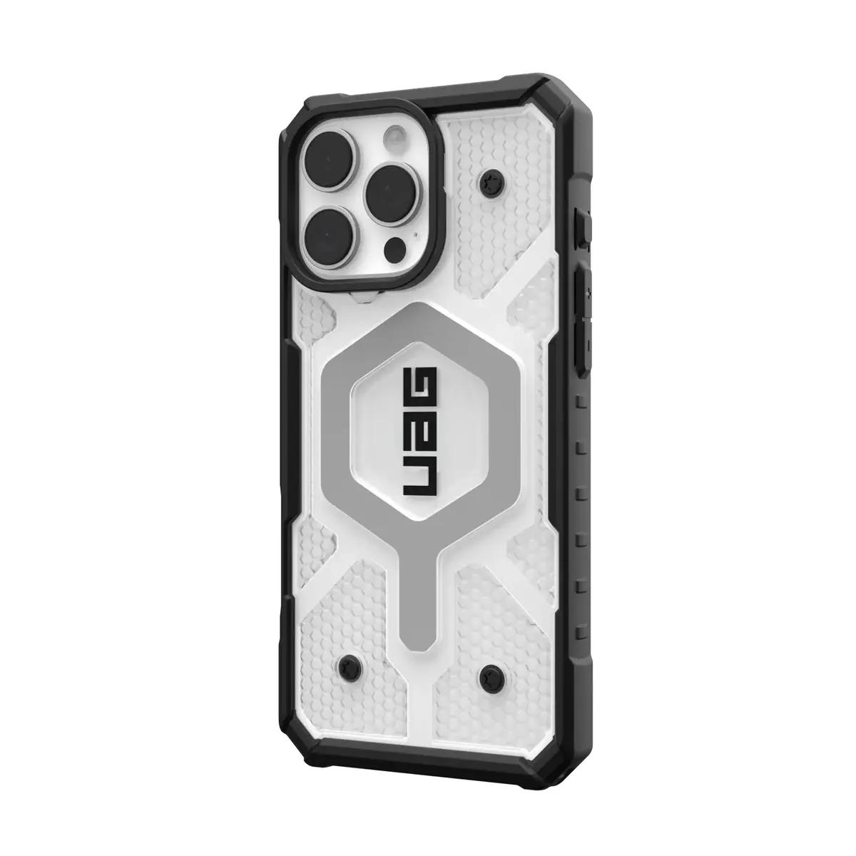 UAG Urban Armor Gear Pathfinder MagSafe Case für Apple iPhone 16 Pro Max ice (transparent)