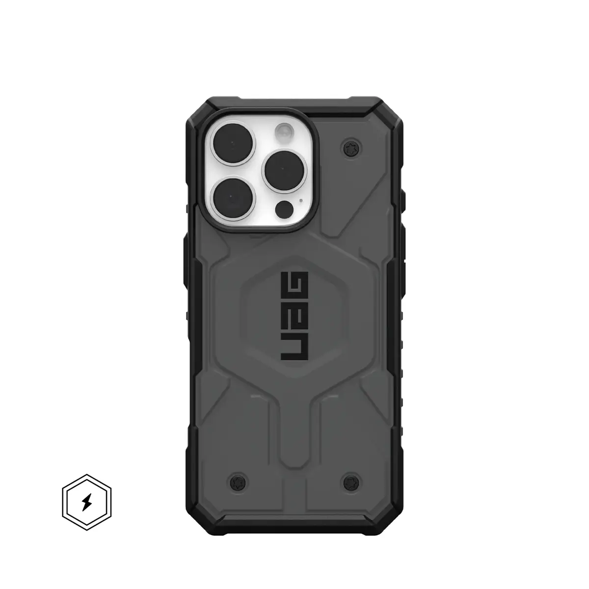 UAG Urban Armor Gear Pathfinder MagSafe Case für Apple iPhone 16 Pro silber