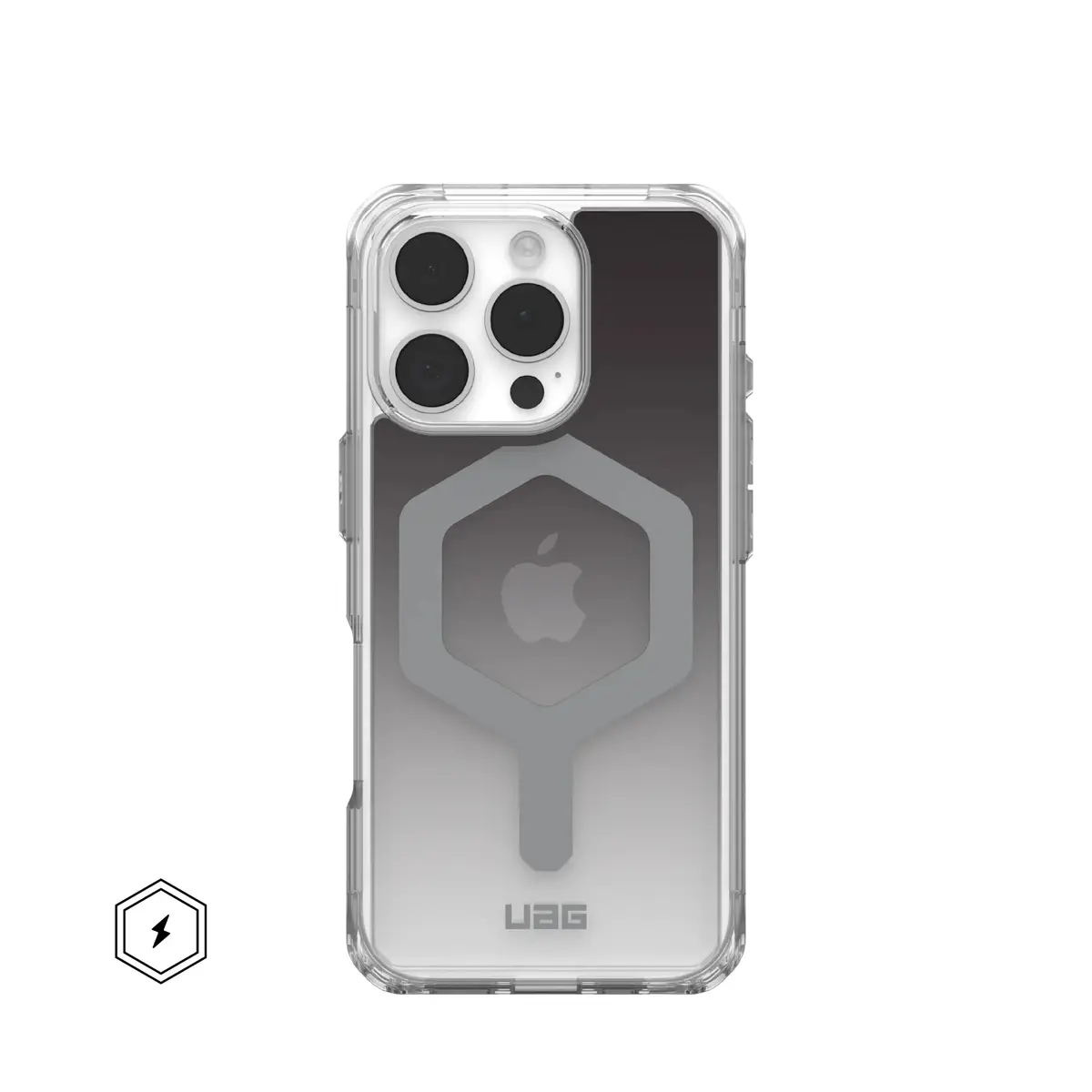 UAG Urban Armor Gear Plyo MagSafe Case für Apple iPhone 16 Pro schwarz/transparent/Ombre
