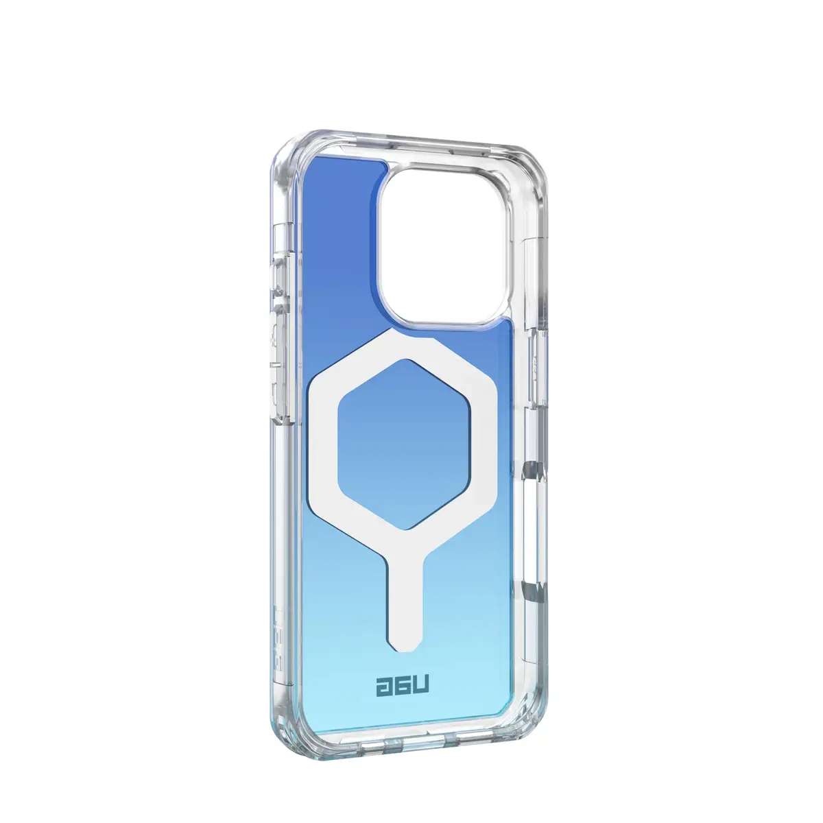 UAG Urban Armor Gear Plyo MagSafe Case für Apple iPhone 16 Pro blau/transparent/Ombre