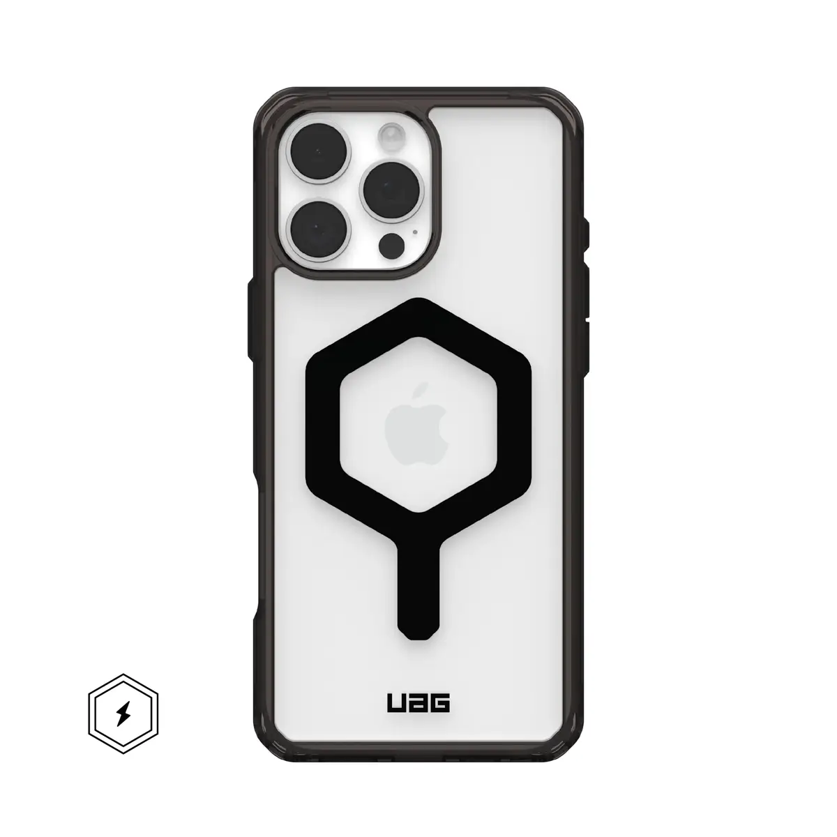 UAG Urban Armor Gear Plyo MagSafe Case für Apple iPhone 16 Pro Max schwarz/transparent/schwarz