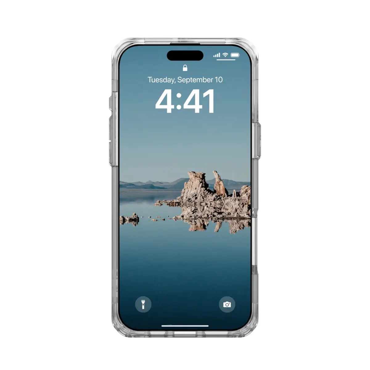 UAG Urban Armor Gear Plyo MagSafe Case für Apple iPhone 16 Pro Max ice (transparent)/silber
