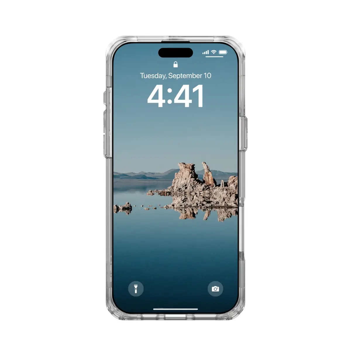 UAG Urban Armor Gear Plyo MagSafe Case für Apple iPhone 16 Pro Max ice (transparent)/weiß