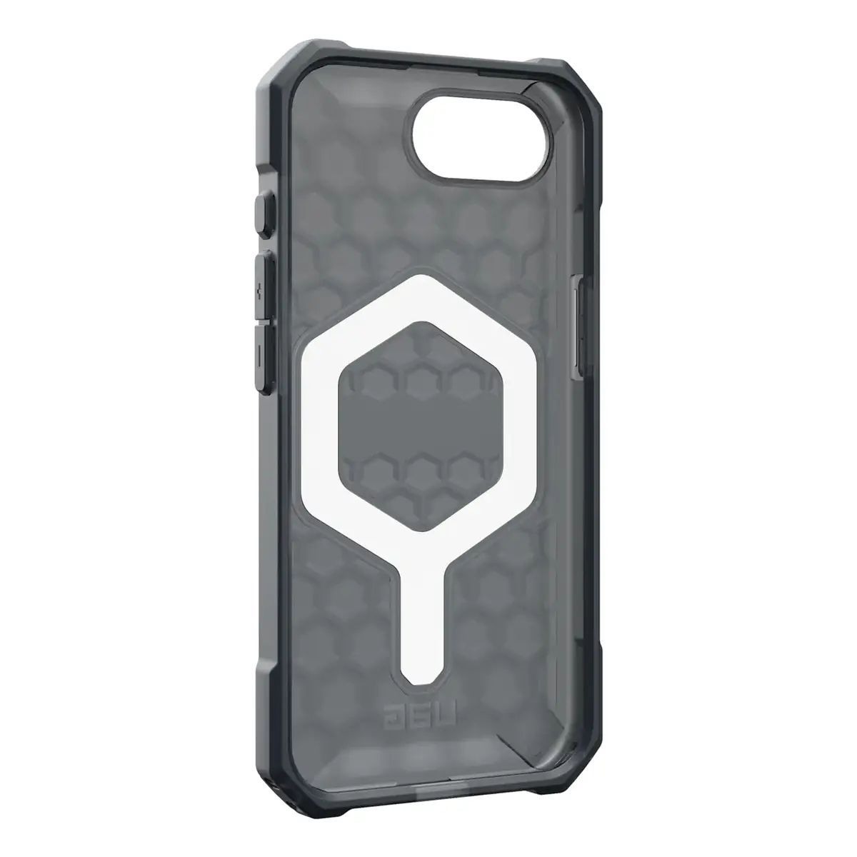UAG Urban Armor Gear Essential Armor MagSafe Case für Apple iPhone 16e ash (grau transparent)