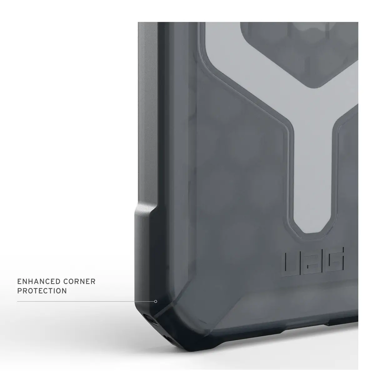 UAG Urban Armor Gear Essential Armor MagSafe Case für Apple iPhone 16e ash (grau transparent)