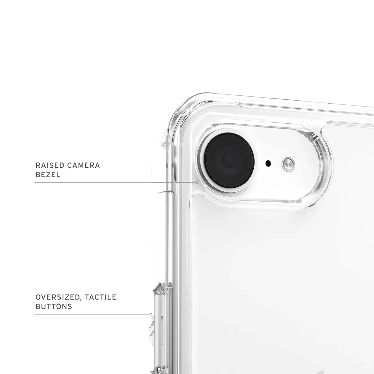 UAG Urban Armor Gear Plyo Case für Apple iPhone 16e ice (transparent)