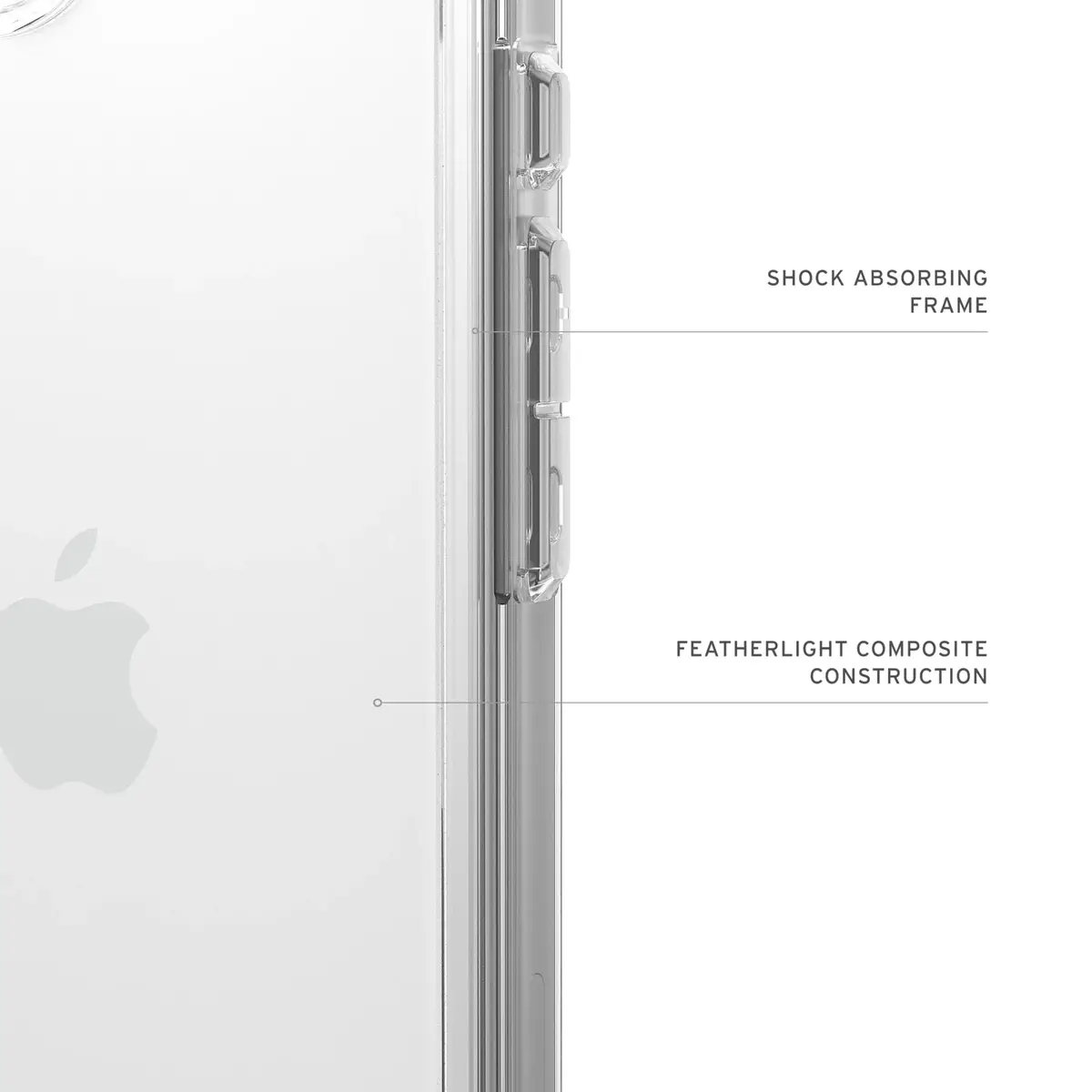 UAG Urban Armor Gear Plyo Case für Apple iPhone 16e ice (transparent)